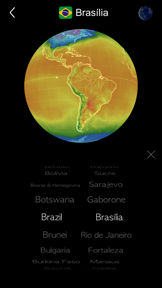 3D Global Temperature Map screenshot