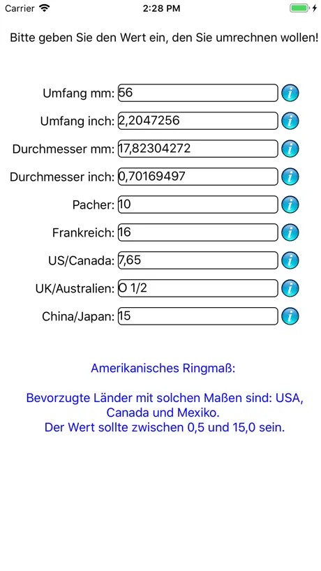 Ringgröße