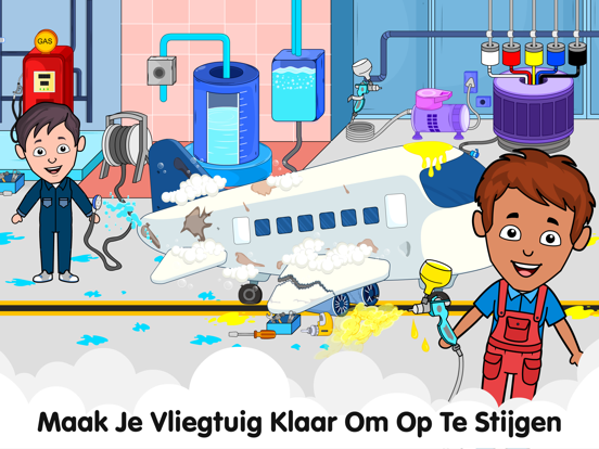 Tizi Dorp – Vliegtuig Spellen iPad app afbeelding 6