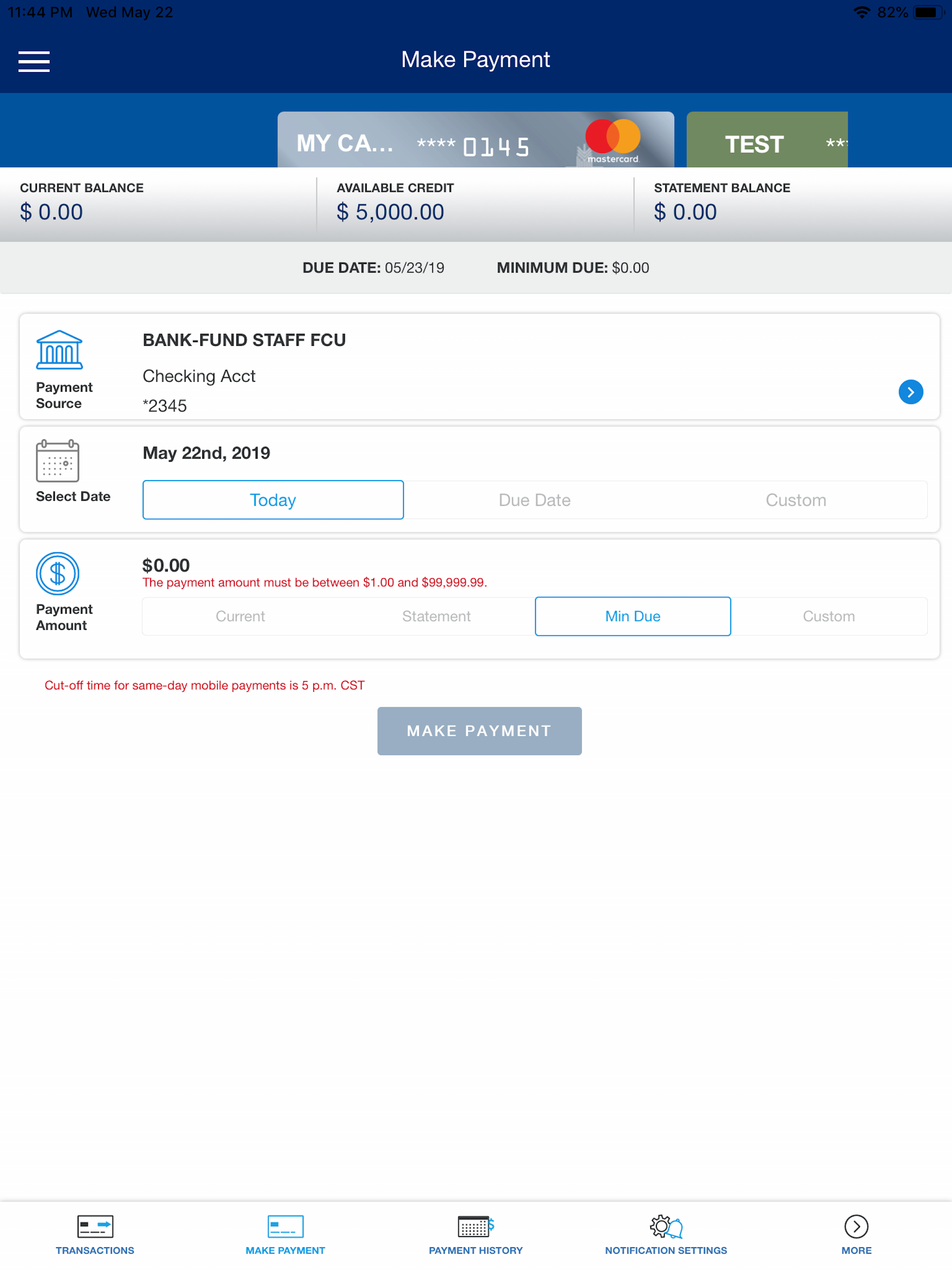 BFSFCU Cards screenshot 10