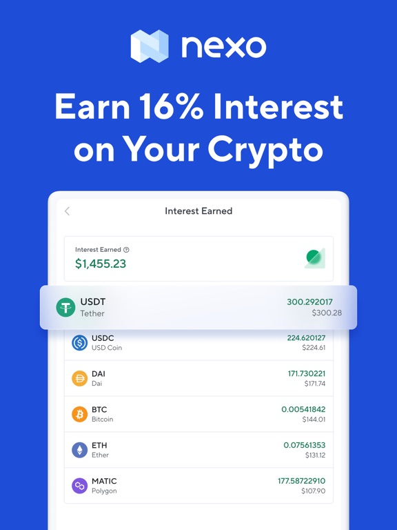 Screenshot #4 pour Nexo: Buy Bitcoin & Crypto