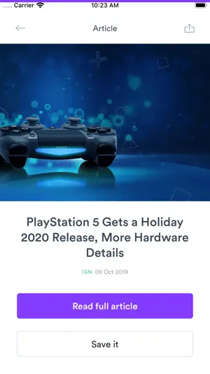 GameFeed App screenshot 4