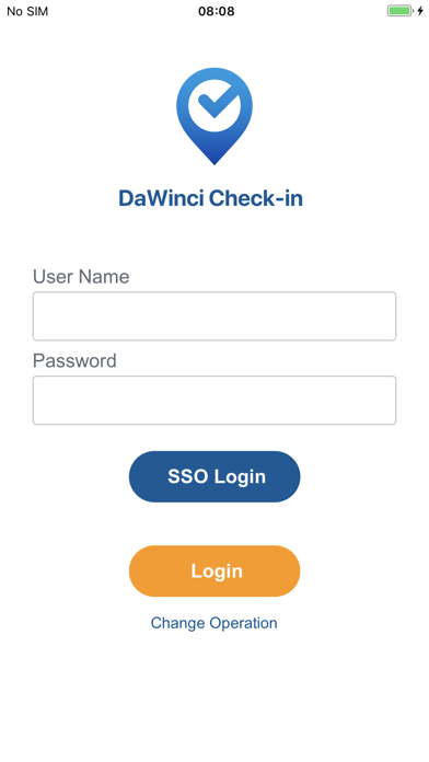 DaWinci Check-In Screenshot