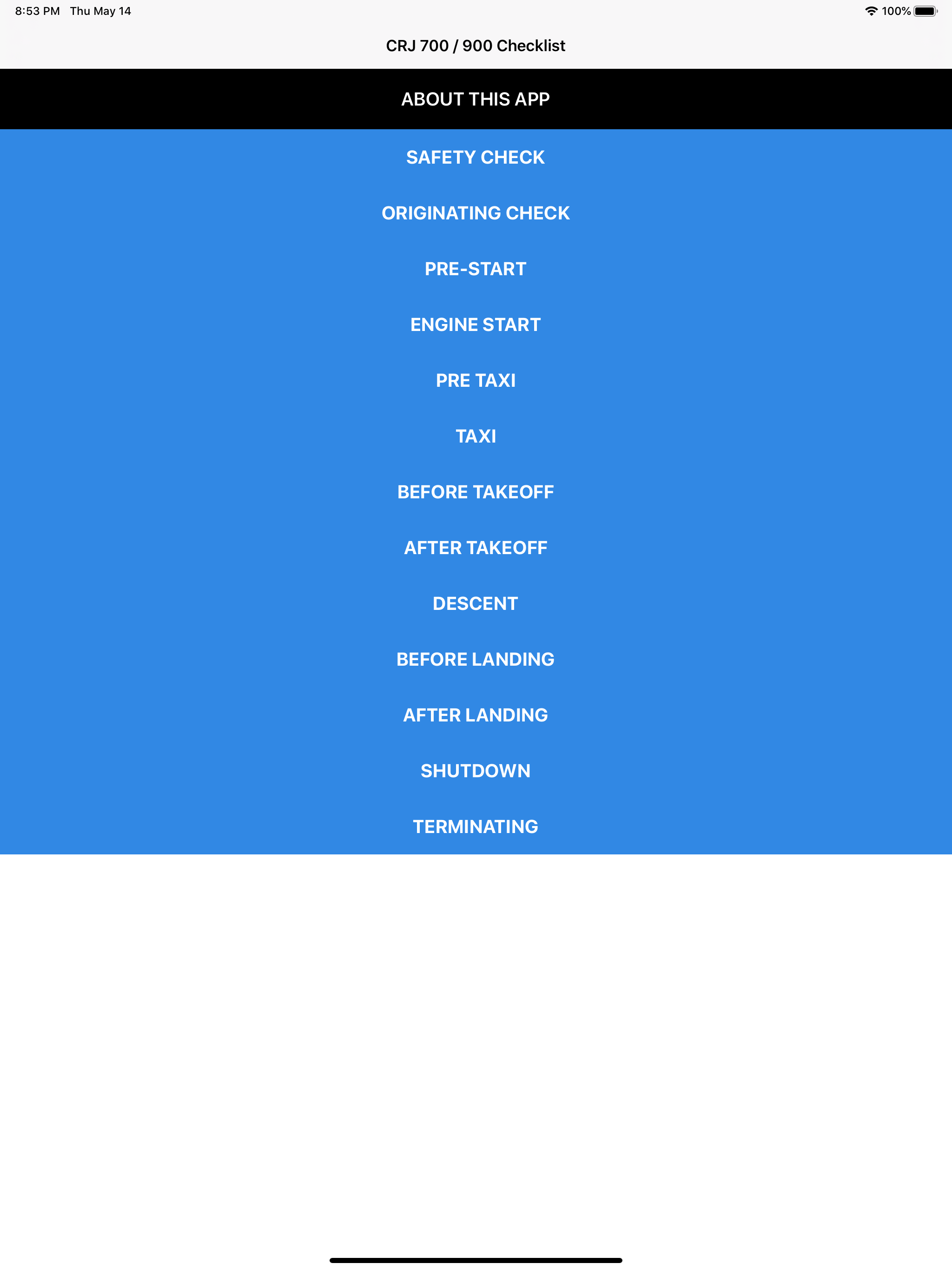 CRJ Checklists screenshot 5