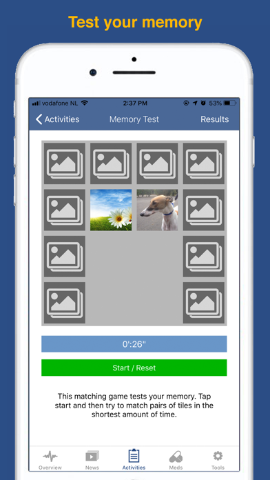 Parkinson's LifeKit screenshot
