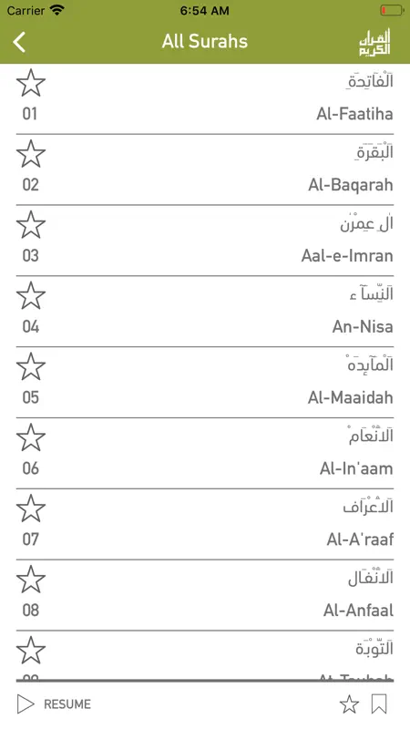 Quraan-E-Karim (15 Lines) screenshot 3 of 5