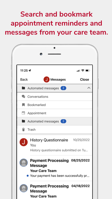 Ohio State MyHealth Screenshot