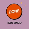 your 2026 bingo card. icon