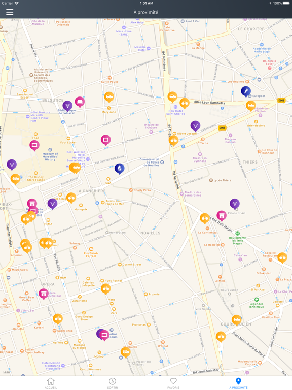 Ville de Marseille iPad screenshot 5