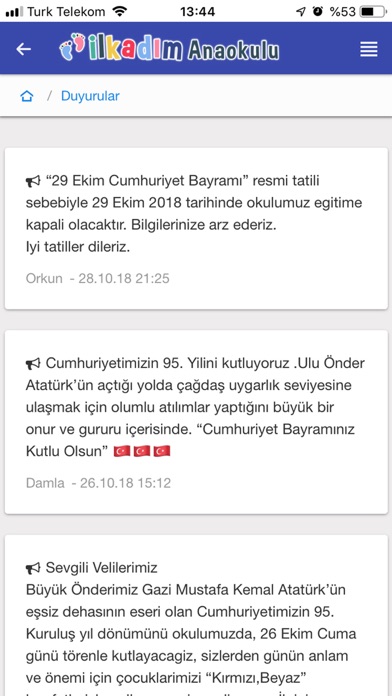 İlkgün Anaokulu Screenshot