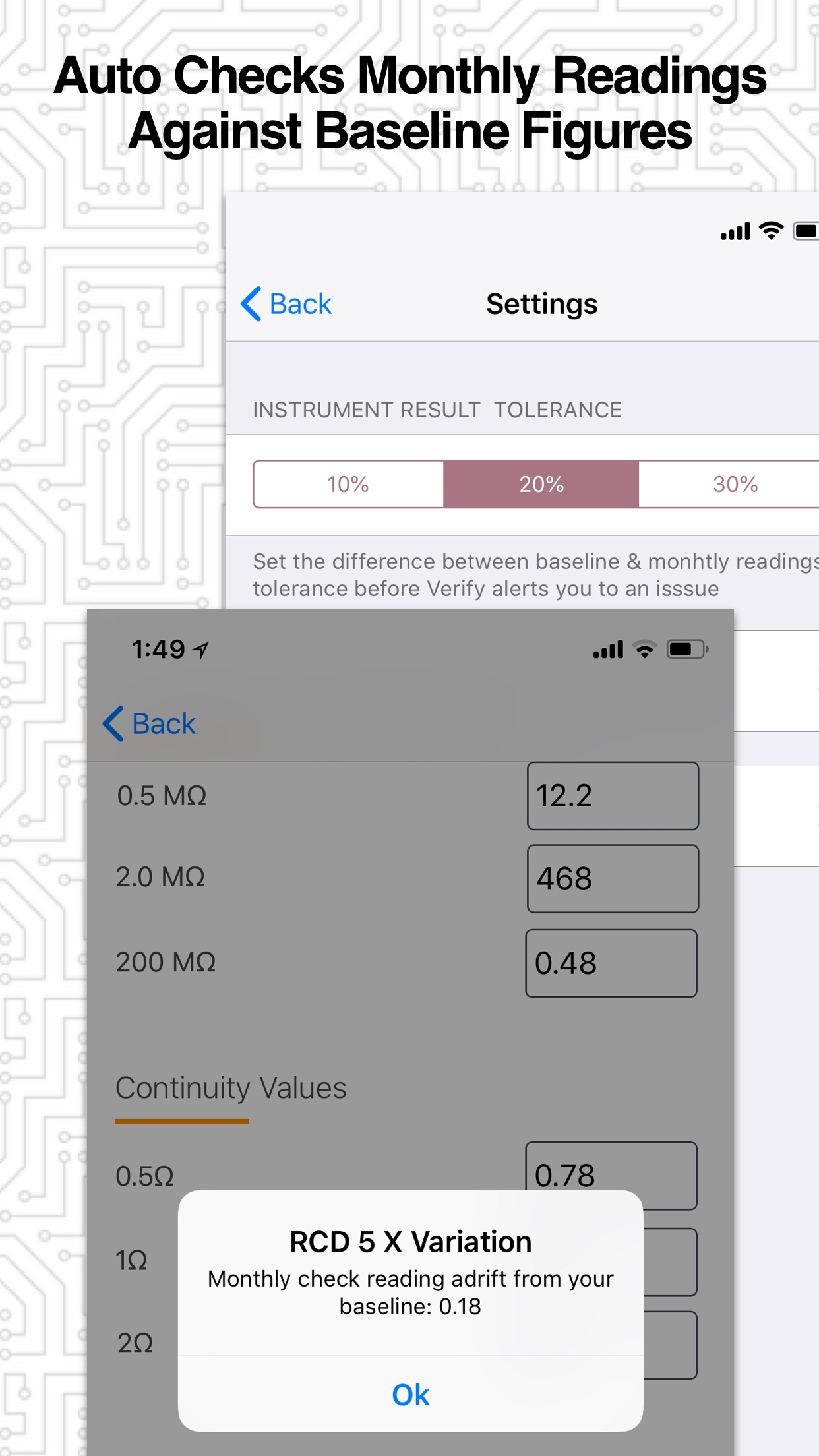 Screenshot 3 of Verifi - Accuracy Record