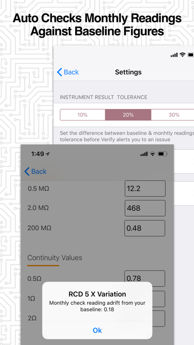 Verifi - Accuracy Record iPhone screenshot
