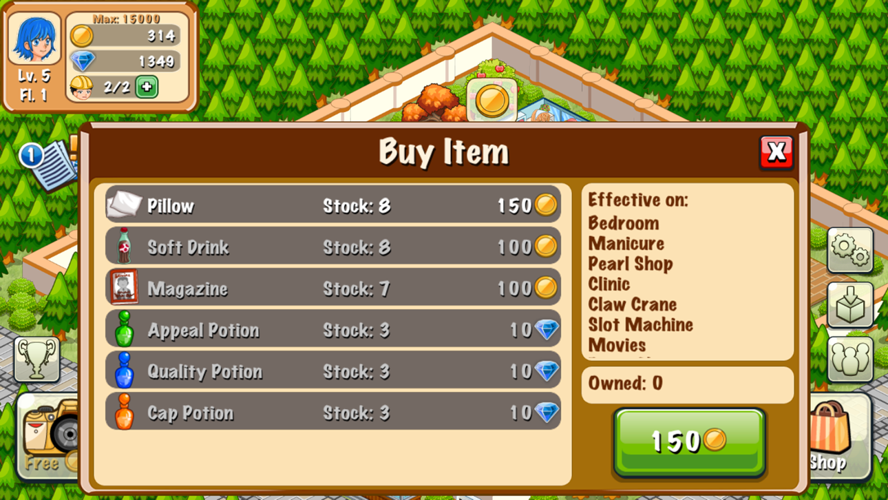 Hotel Story: Resort Simulation iOS Mod IPA screenshot 4 - iOS game interface