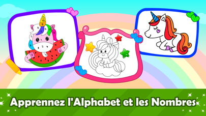 Jeux avec licornes 2 ans et +