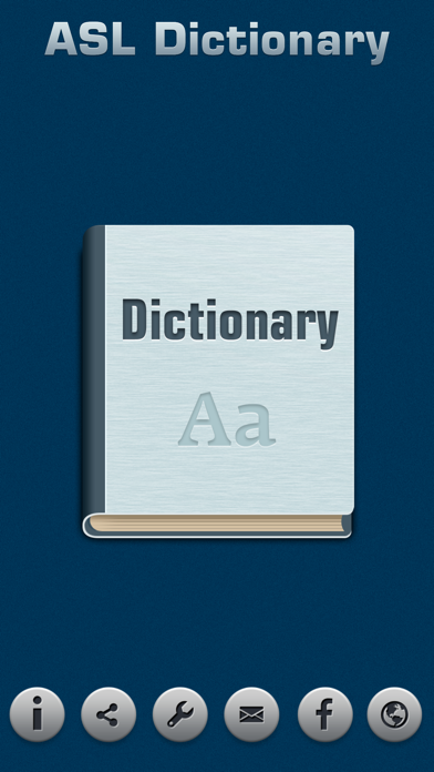 ASL Dictionary Screenshot
