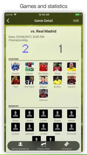 Screenshot von Assistant Coach Soccer auf dem iPhone 5