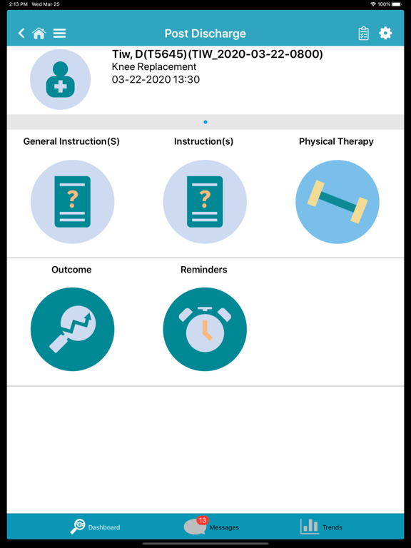 CoreyPatient™ iPad screenshot 4 - Medical app