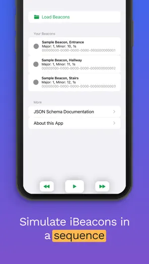 Beacon Walker tool for iBeacon screenshot 3
