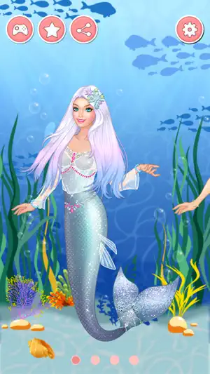 Mermaid Beauty Dress-Up Games screenshot 1