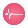 ECG heart analyze - watch icon