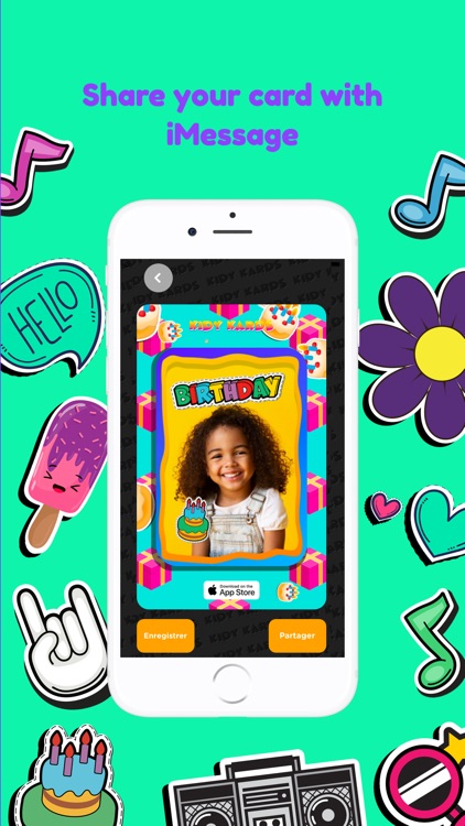 Kids birthday frames Kidy Kard