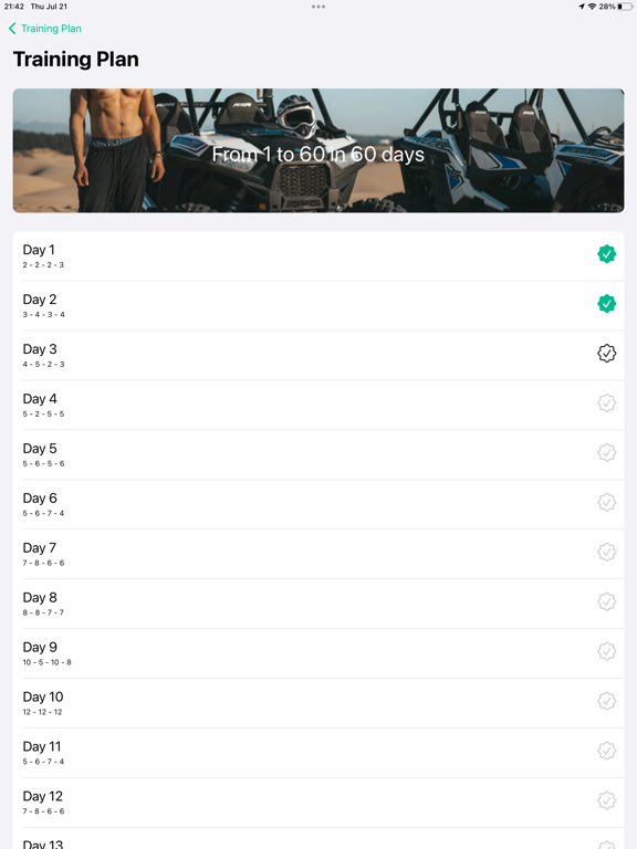 CounterUps: Push-Ups Tracker iPad screenshot 5 - Health & Fitness app