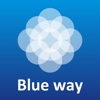 Blue way icon