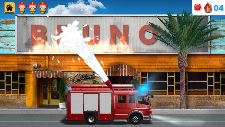 Kids Vehicles Fire Truck games screenshot-3