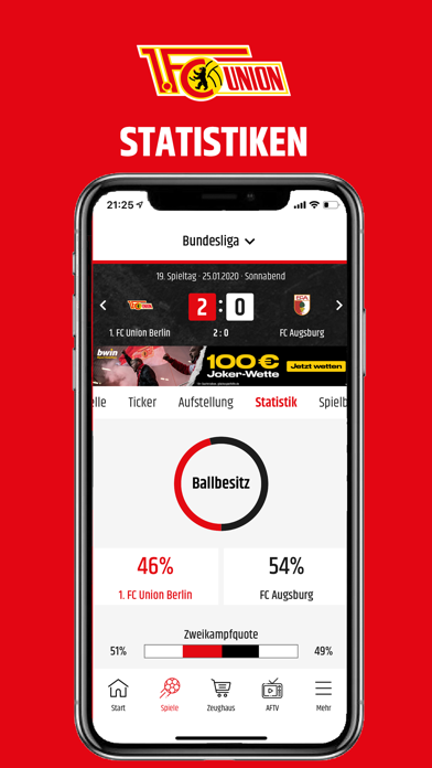 1. FC Union Berlin Screenshot