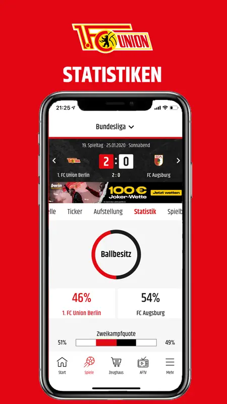 1. FC Union Berlin screenshot 5 of 10