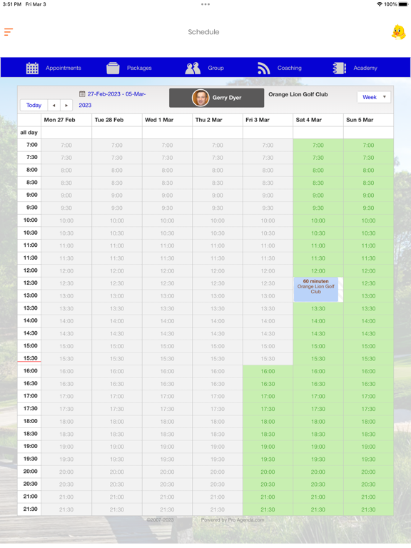 Screenshot #6 pour ProAgenda.com - Client