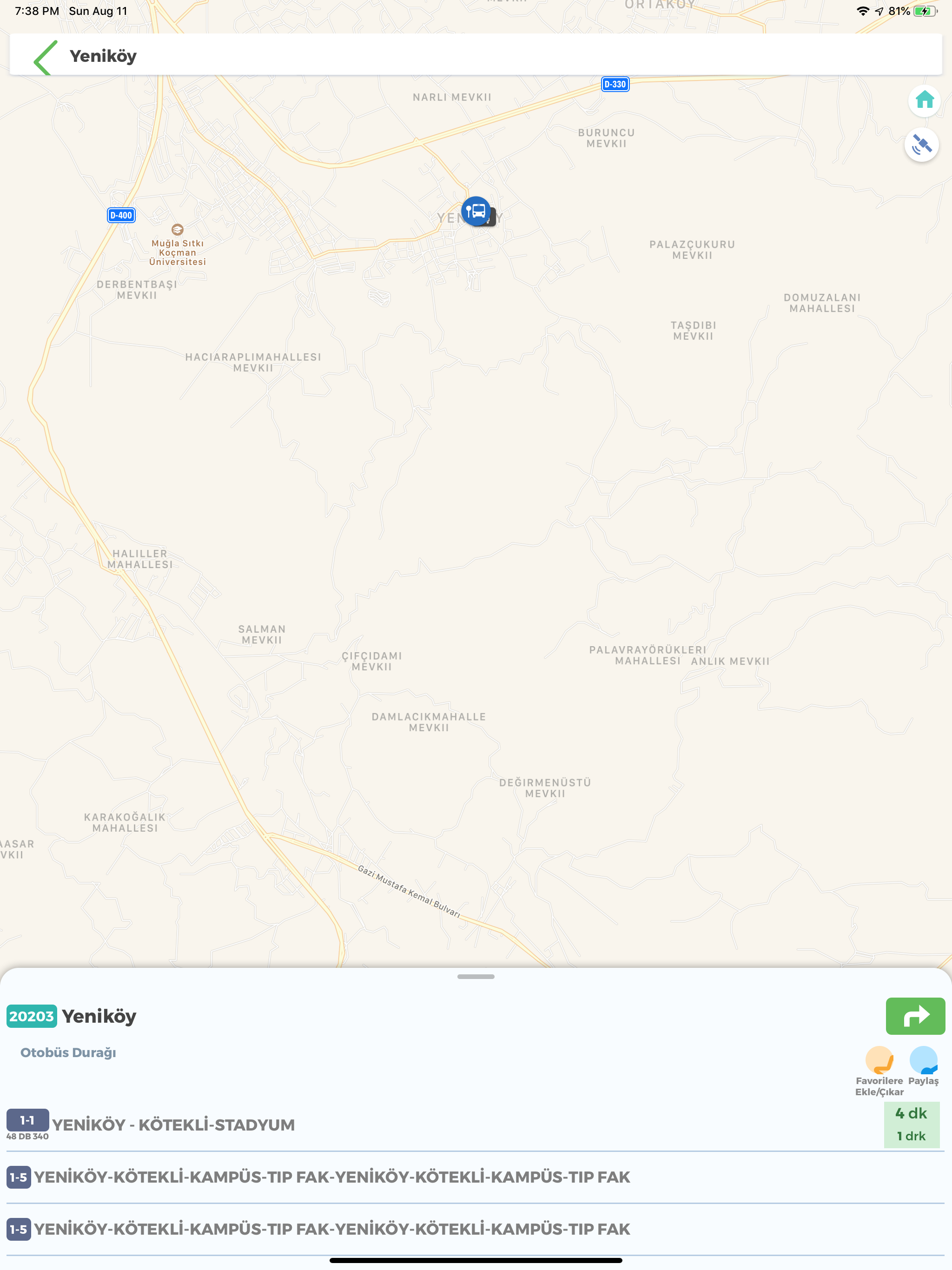 MuğlaApp screenshot 12