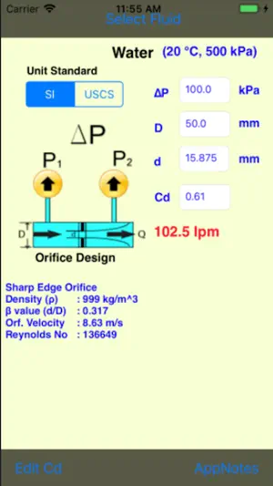 Orifice Flow screenshot 1