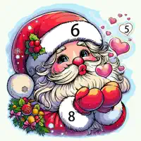 Christmas Color by Number Joy