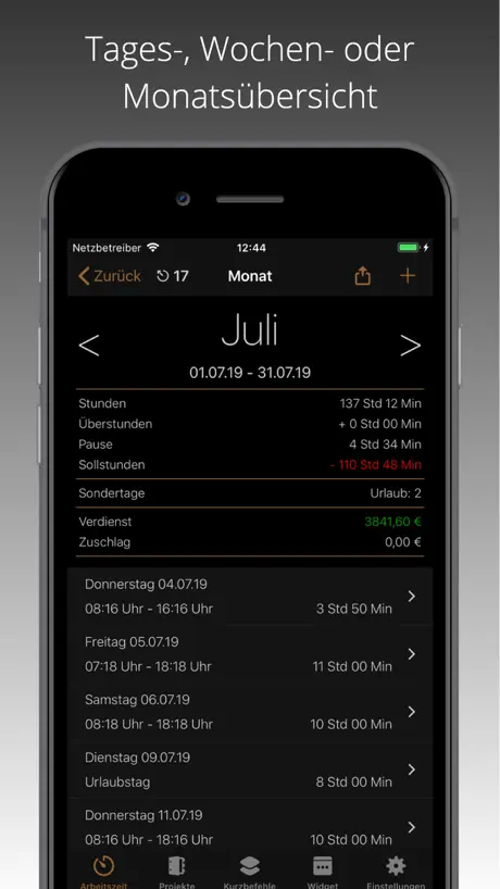 iboChron - Work Time Tracker