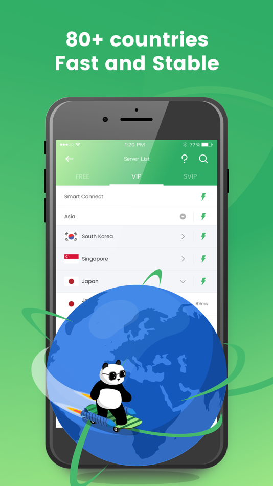 #1. PandaVPN Lite: Fast & Secure (iOS) 由: Wildfire Inc.