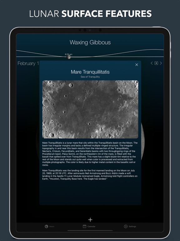 Screenshot #6 pour Lunar - Moon Phase & Widget