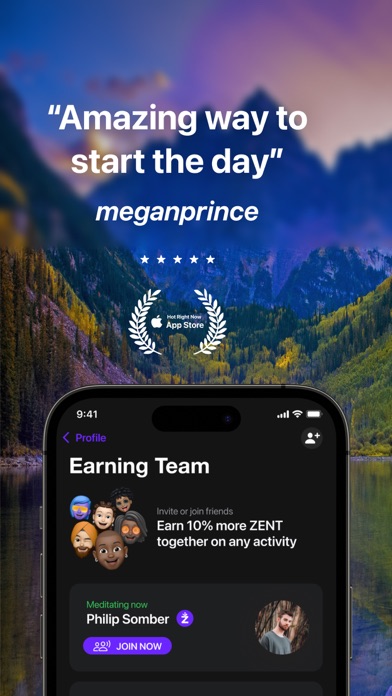 Zenbase: Meditate-To-Earn Screenshot