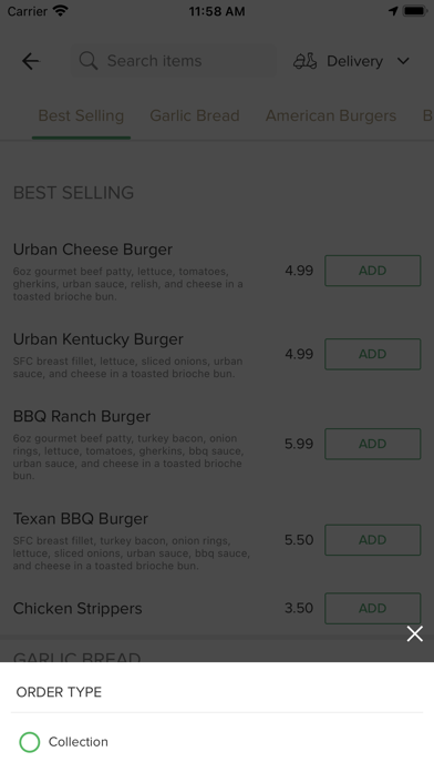 Urban Diner. Screenshot