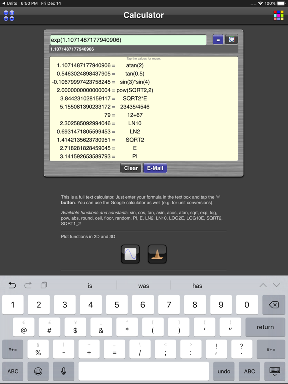 Screenshot #4 pour Text Calculator