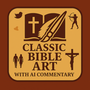 Bible Art with AI Commentaries