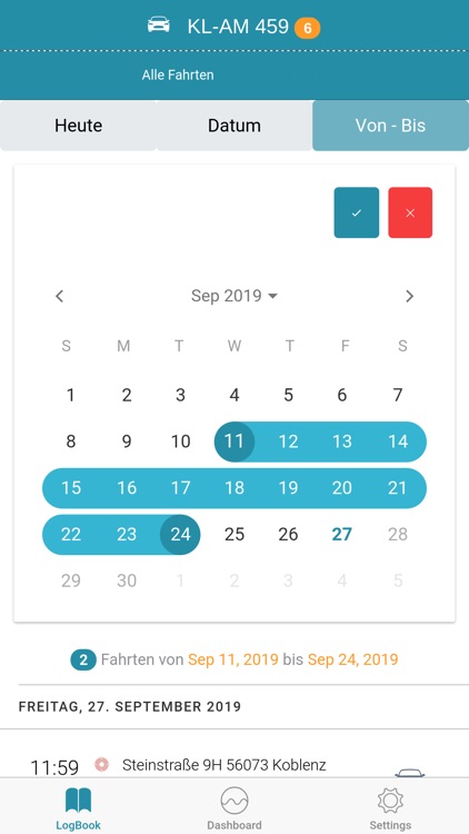 TrackBase eFahrtenbuch