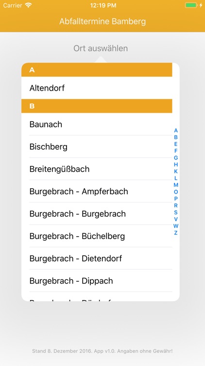 Abfalltermine Lkr. Bamberg