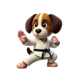 Kung Fu Puppy Stickers