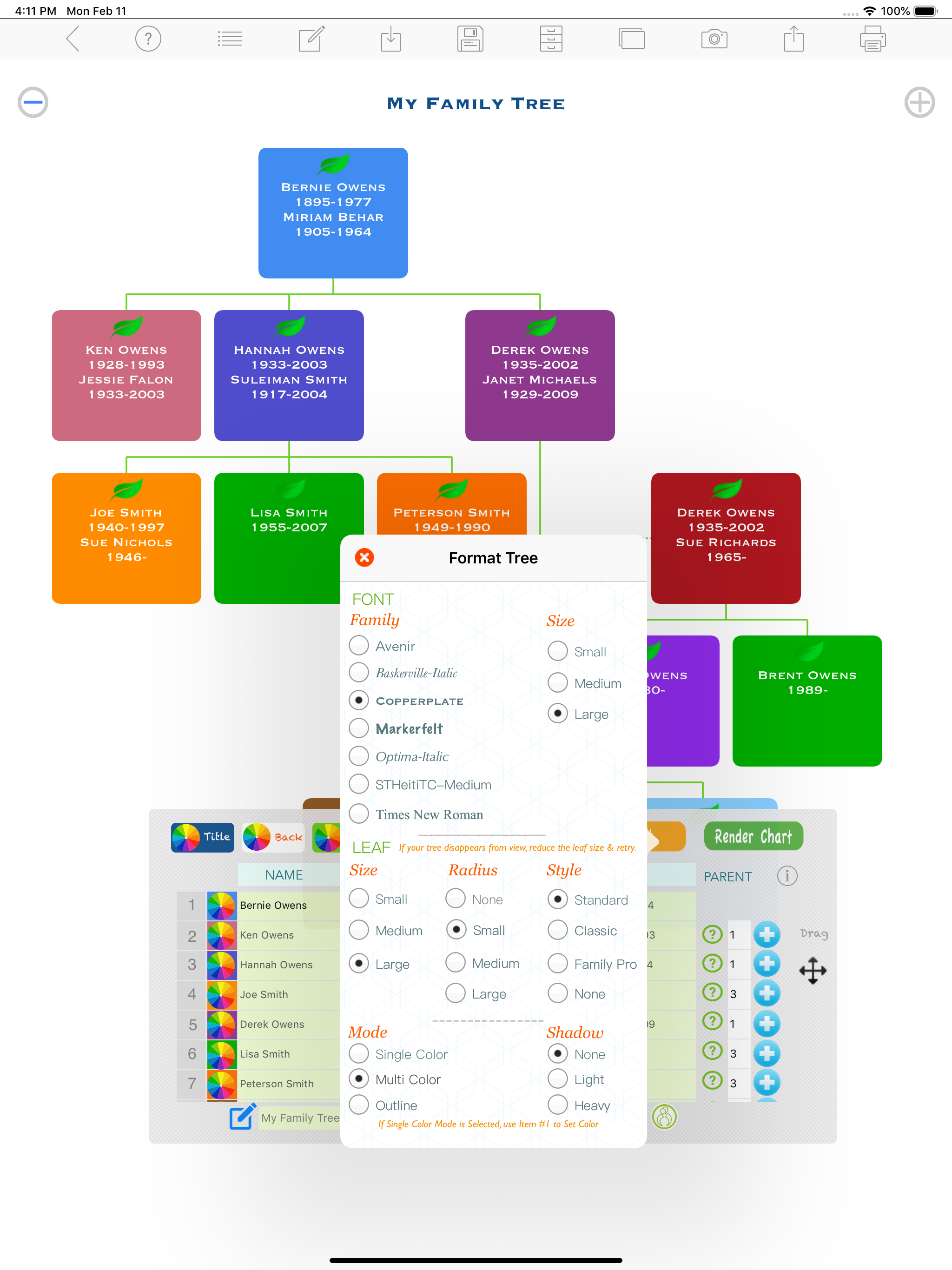 Family Tree Builder screenshot 3
