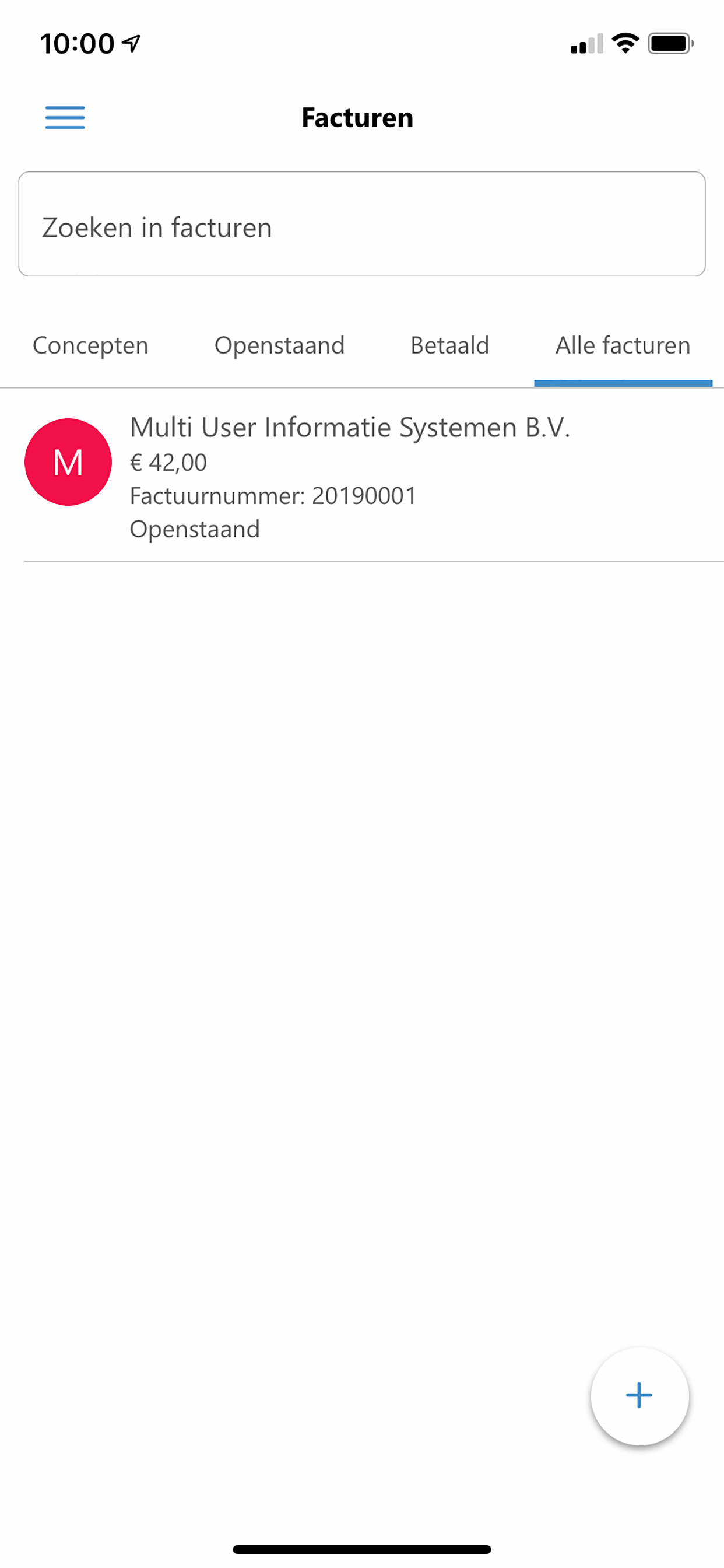 Spitsfactuur