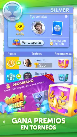 Captura de pantalla de Scrabble® GO: Fiesta De Letras en iPhone 6