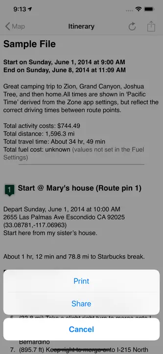 Road Trip Planner™: Screenshot 3 von 10