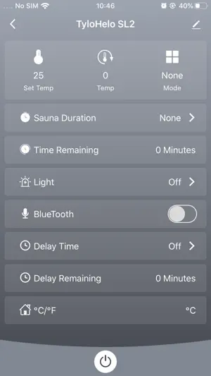 SaunaLogic screenshot 3