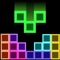 Neon art style block puzzle game